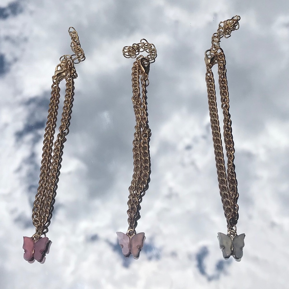 Butterfly charm anklets🦋 - Picture 1 of 6